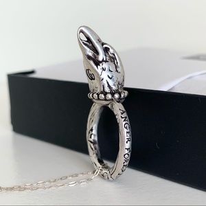 NWOT Gucci sterling silver eagle ring